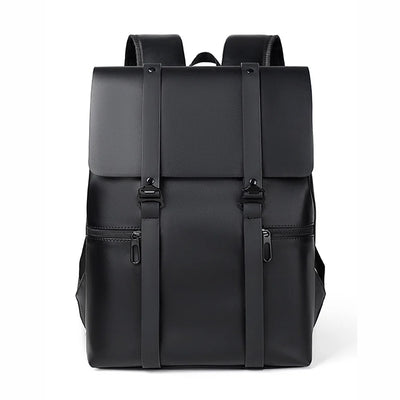 Men Backpack Rucksack Daypack Satchel Student Bag PU Leather Laptop Computer Travel Business Male School Book Bags Knapsack