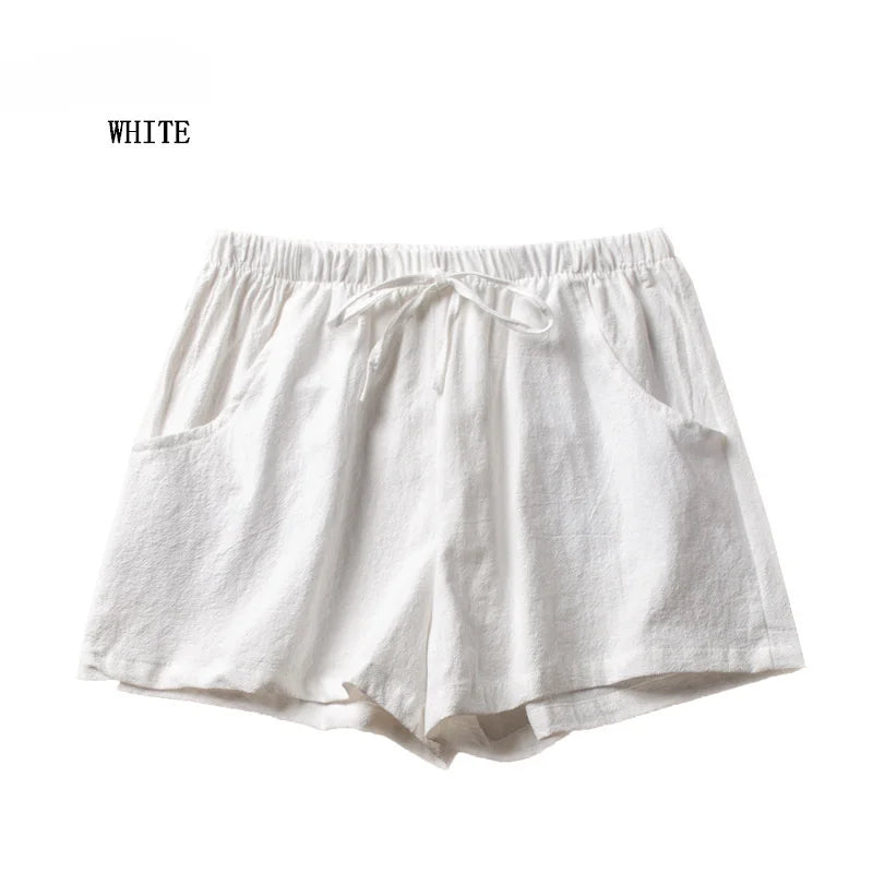 Casual Linen Workout Shorts