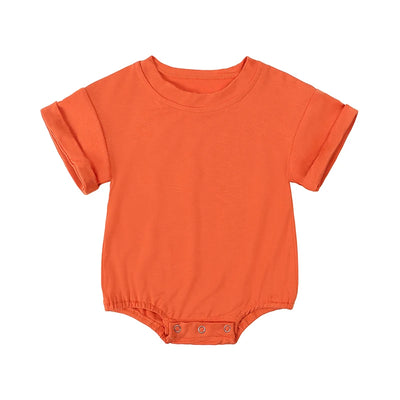 2025 Summer Newborn Baby Clothing Bamboo fiber casual Rompers 3-24M Infnat Boys Girls Jumpsuit Bebe Body Clothes Short Sleeve