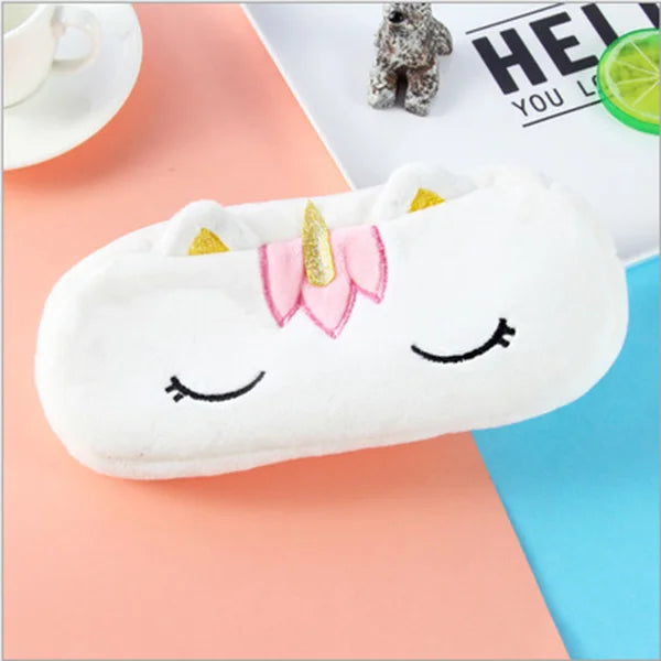 Plush Unicorn Cute Pencil Case Licorne Kawaii Girls Estuche Para Lpices for Trousse Astuccio Canvas Scolaire School Cartuchera