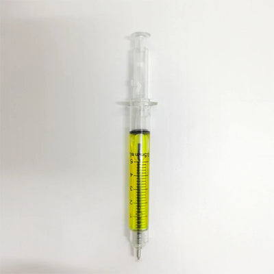 Novelty Syringe Needle Shape Ballpoint Creative Styling Needle Pen Office School Stationery Pen Syringe Needle Ballpoint Pen