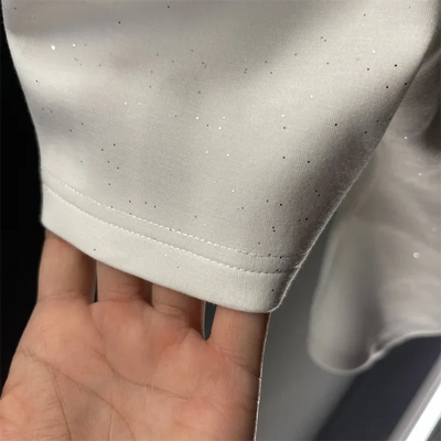 Crop Tops Tshirts for Women Solid Color Diamond Tunic Tees 2024 Ropa Mujer Slim Waist Off Shoulder Fashion Sweet Sexy T-shirt