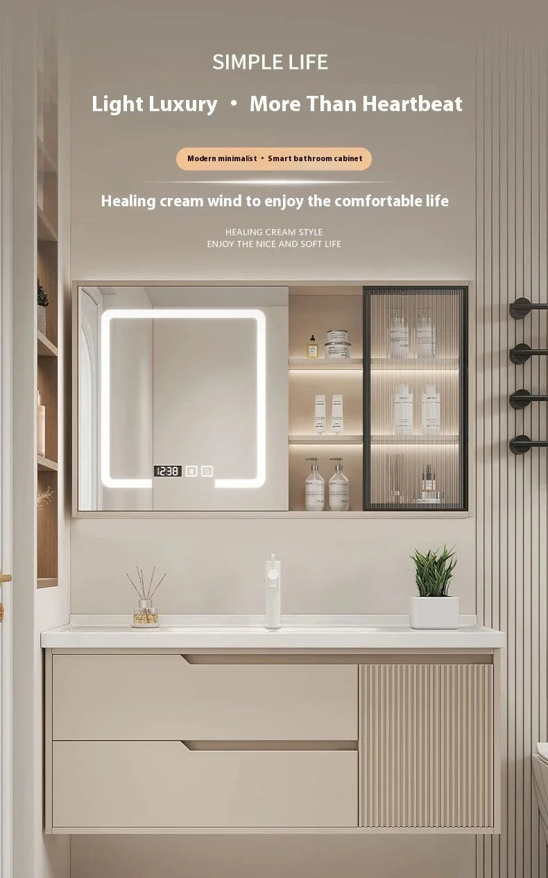 Furniture Basin Combination Bathroom Cabinet Modern Sink Washbasin Minimalist Bathroom Cabinet Washbasin Home Furniture