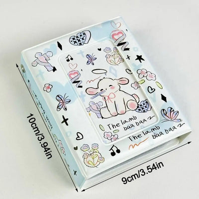 Kpop Photocard Binder Photo Card Holder 3 Inch Card Sleeves Idol ID Cards Collector Kawaii 32pcs card Capacity