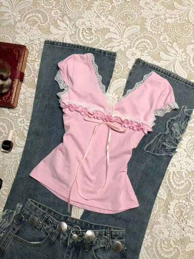 Retro Trendy Short T-Shirt