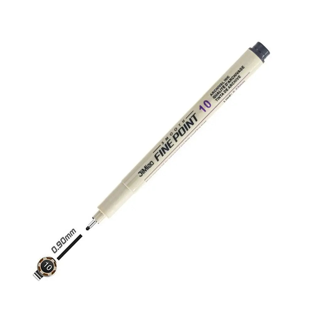 1Pcs Micron Ink Marker Pen Sketch Stationery Set Hook Line Sketching Needle Pen 12 Tips Art Supplies Drawing Pen