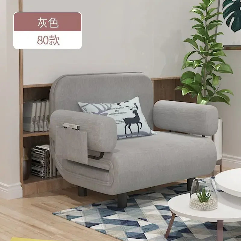 Multi-Functional Folding Sofa Bed Dual-Purpose Leisure Internet Celebrity Sofa Nap Simple Sofa Small Apartment Simple Bed