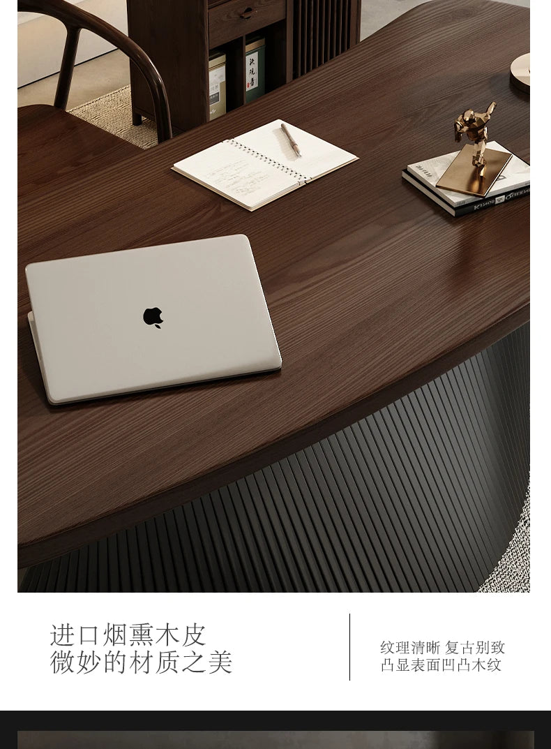 Asthetic Manager Executive Desk Modern Luxury Designer Workstation Office Table Conference Black Mesa De Escritorio Home Office