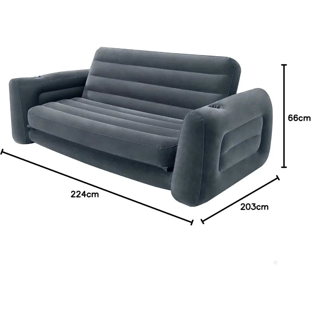 Convertible Sofa Bed 47D X 41W X 21H Centimetres