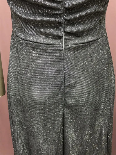 BKLD 2025 Evening Party Dress Sequin A-Line Strapless Sexy Fashion Solid Color Split Long Dresses Solid Color Women Clothing