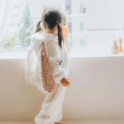 Winter Winter  Baby Romper Boys Girls Zipper Newborn Jumpsuit Cute Hooded Rabbit Pajamas Baby Girl Clothes 1-2 Years