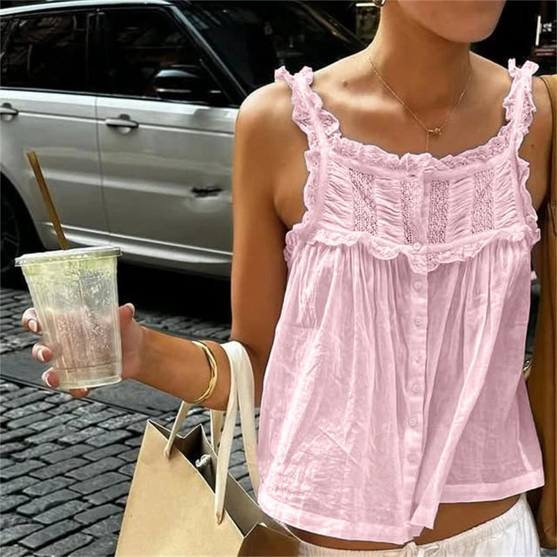 Ruffled Boho Top
