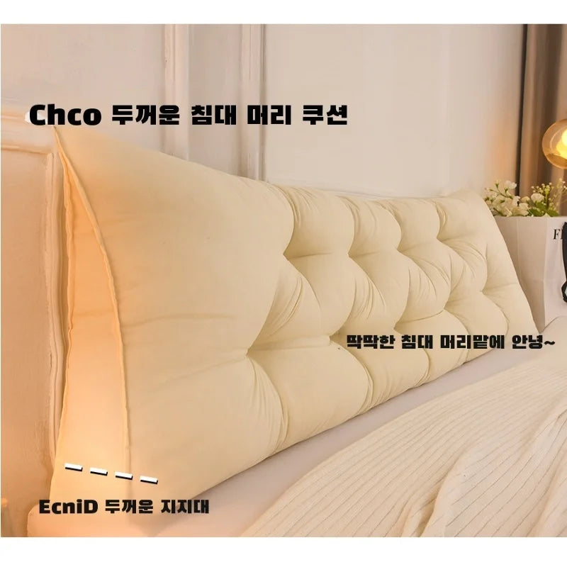 Bedroom Sofa Bedside Cushions Thickened Triangle Soft Bedside Backrest Bay Window Double Bed Pillow Cushions Tatami Triangle