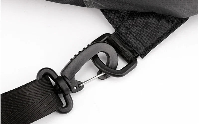 Men Nylon Small Backpack Rucksack  Multi-Functional Casual Travel Male Messenger Cross Body Chest Bags Knapsack Daypack