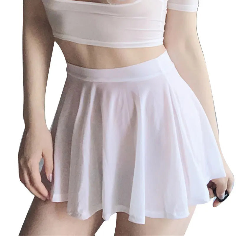 Pleated Mini Skirt