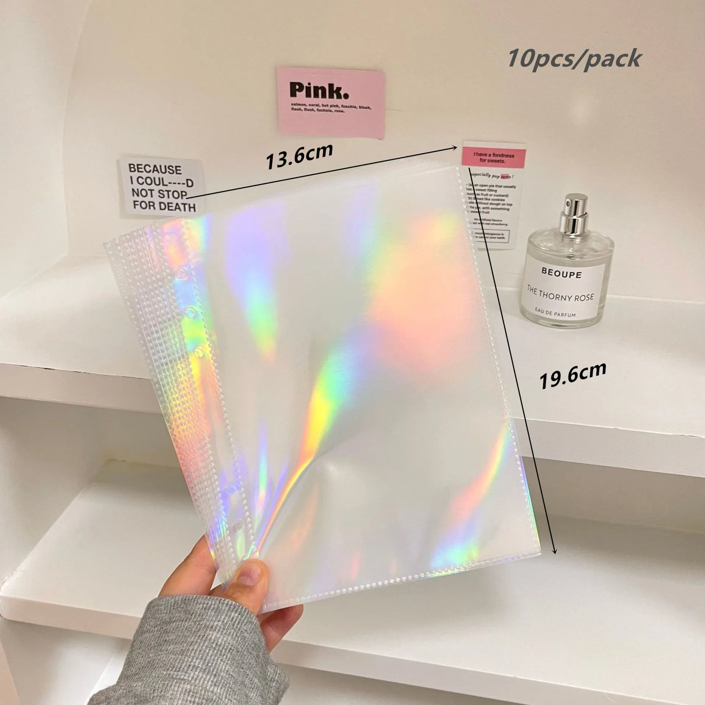 MINKYS 10PCS/Pack Butterfly Little Puppy Kpop Photocard A5 Binder Sleeves Idol Photo Card Holder Photocards Album Storage Bag