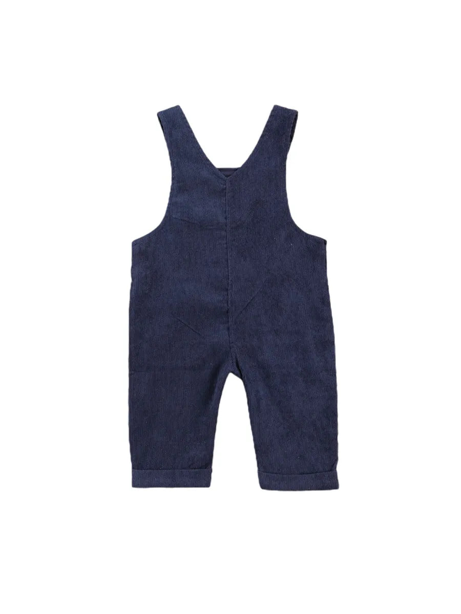 0-24months Unisex Baby Suspender Pants Jumpsuit With Buttons Fit Solid Color Overalls For Toddler Boys And Girls
