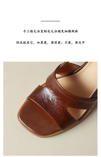 2023 Women S Sandals PU Leather Open Toe Ladies Beach Shoes Summer Sexy Sandals Buckle Strap Flip Women's Sandals