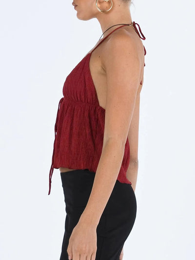 Halterneck Crop Top