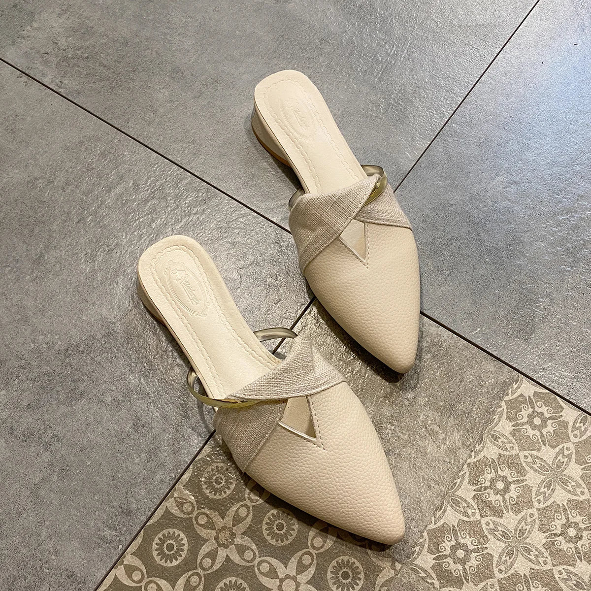 Brand Elegant Heels Summer Women's Shoes Woman Sandals Leisure Slippers Comfortable Open Toe Slip-On Slides