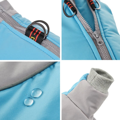 Pet Dog Cozy Clothes For Small Medium Dogs Cats Winter Windproof Puppy Reflective Cozy Jacket Coat Bulldog French Pug Jumpsuit