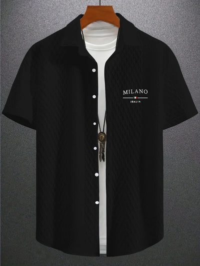 Men's Oversized Streetwear Short Sleeve Shirt - Hip Hop Trendy Loose Fit T-Shirt - Urban Fashion Style