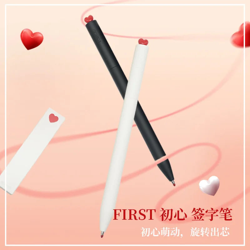 KACO Kawaii Rotate Gel Pens Stationery Caneta 문구용품 0.5MM Black Ink канцелярия Fluent Writing High Capacity for School Office ﻿