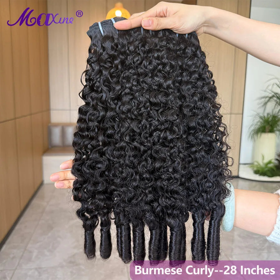 12A Burmese Pix Curly Hair Bundles Deal Vietnamese 100% Original Virgin Weaving Human Hair Bundles Bouncy Curly Hair Extensions