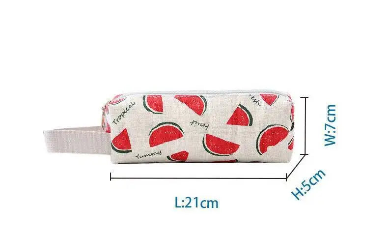 1 Pieces Kawaii Cute Cartoon Animals Pen Pencil Bag School Office Supplies Stationery Receive Tools Makeup Pouch Cosmetics Case