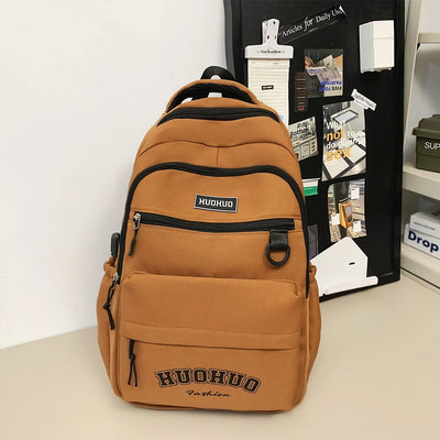 Outdoor Travel Light Weight Reduction Personality Niche Leisure Backpack Trend Backpack for Men and Women Large Capacity Compute