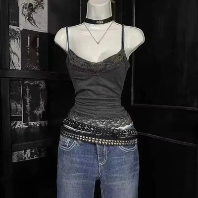 Front Gathered Tank Top