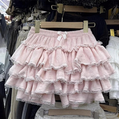 Gothic Y2k Elastic Waist Harajuku Y2k Short Skirt