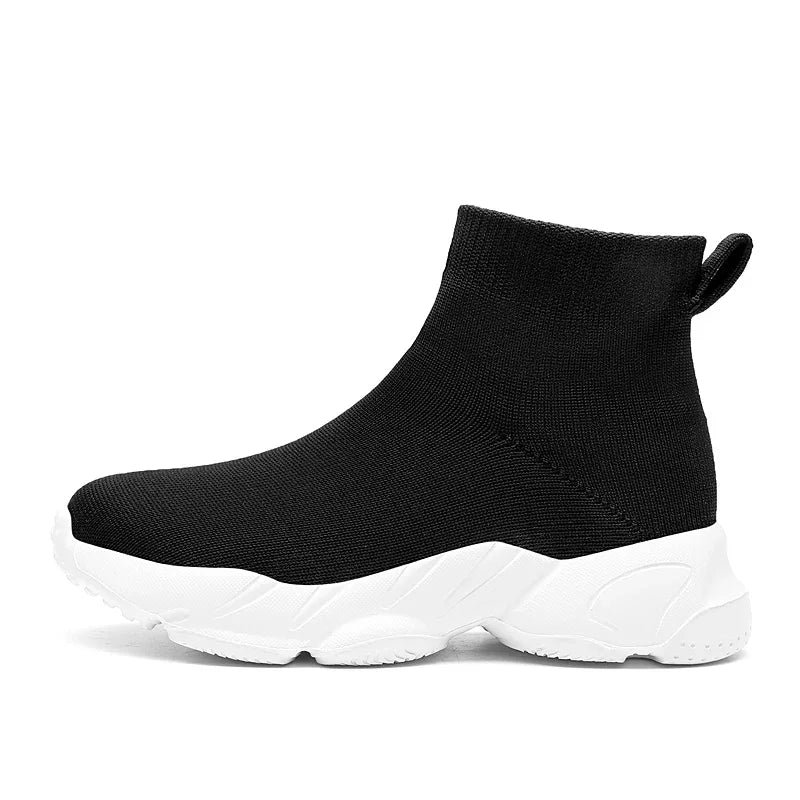 Sock Shoes 2024 New Fashionable Luxury Designer High Top Children's Shoes Comfortable Casual Running Sports Tennis Shoes