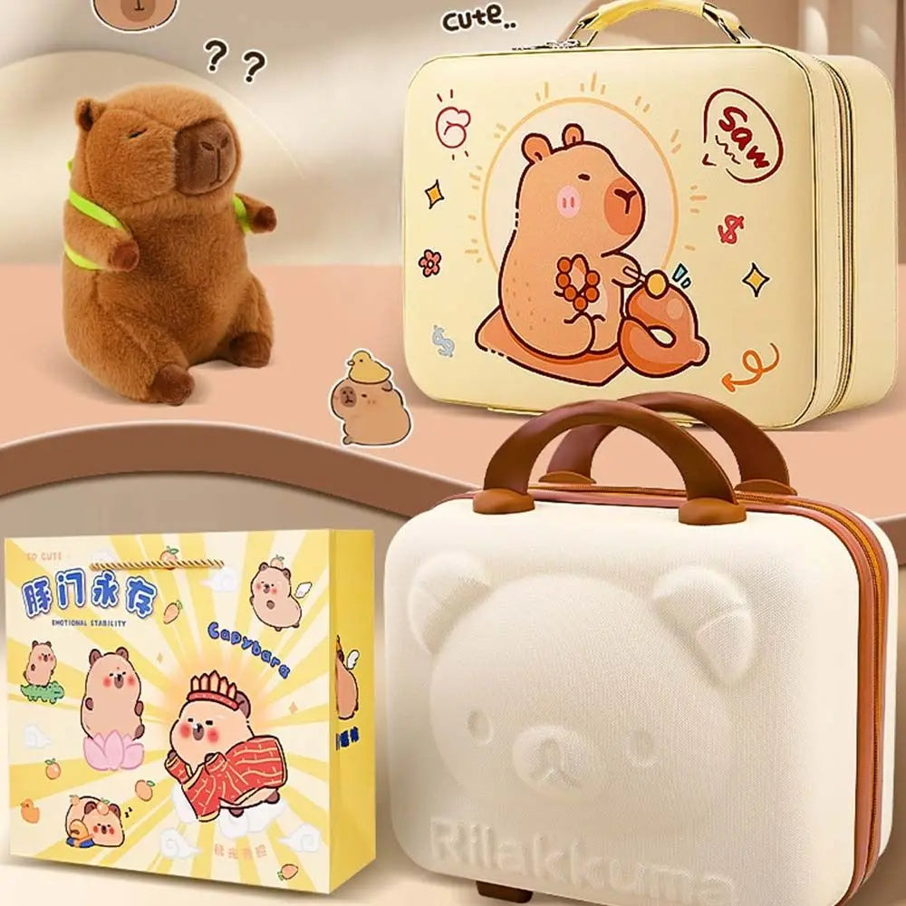 Large Capacity Gift Box Capybara Stationery Set Abundant Cute Back-to-school Gift Kit Pencil Case Study Stationery for Students