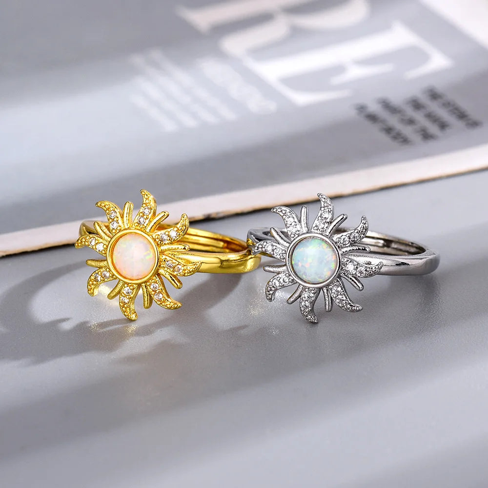 Rapunzel Crown Rings,School Blair Crown Ring,Princess Charm Jewelry,Woman Girl Wedding Party Accessories,Adjustable Rings Gifts