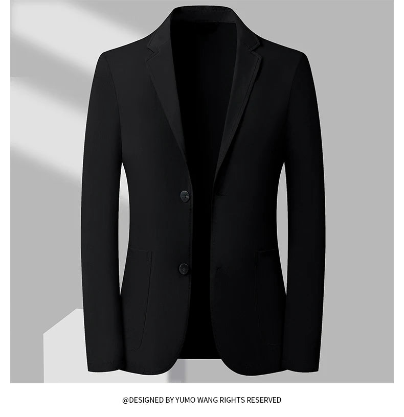 2024 Summer New Casual Sunscreen Small Suit Top for Men, Thin Ice Silk Sunscreen Quality, Fashionable and Versatile Suit Top
