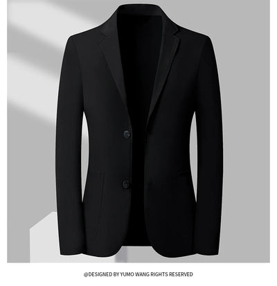 2024 Summer New Casual Sunscreen Small Suit Top for Men, Thin Ice Silk Sunscreen Quality, Fashionable and Versatile Suit Top