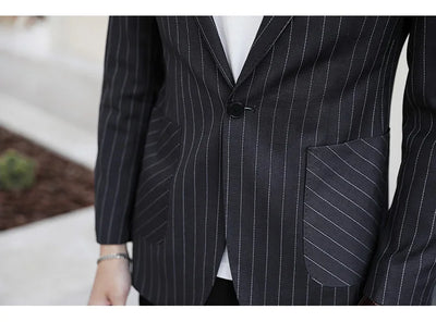 2024 Slim Fit Men's Wedding Casual Suit High-End All-in-One Handsome Two Button Fashion Boutique Single West Coat S-5XL