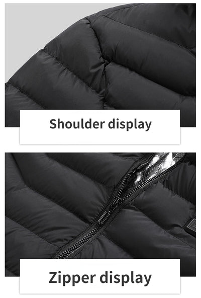 21 Areas Electric Winter Heated Jacket Men's Women's Motorcycle Jacket USB Heating Jacket Heated Vest Moto Thermal Coat Clothing