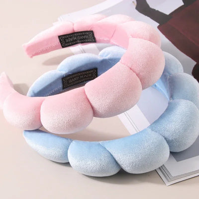 3Pcs/Set of Toiletry and Makeup Headband Wrist Strap Women's Bracelet Scrunchie Striped Plaid Plush Face Wash Home Headband