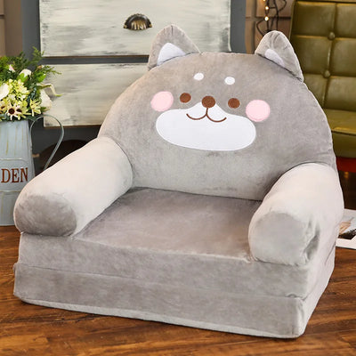 Children Sofa Cute Cartoon Lazy Folding Small Sofa Bed Girl Princess Baby Toddler Dual-purpose Small Child Seat