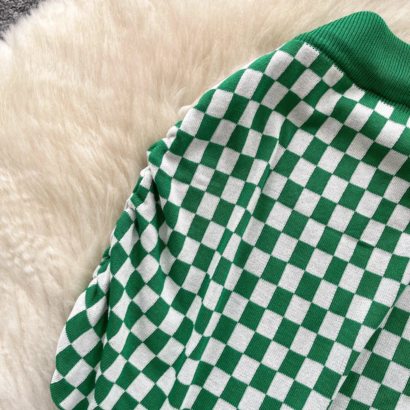 2025 New Vacation Style Plaid Suits Women Strapless Hotsweet Mini Tops+High Waist Bodycon Skirt Fashion Casual Knitted Sets