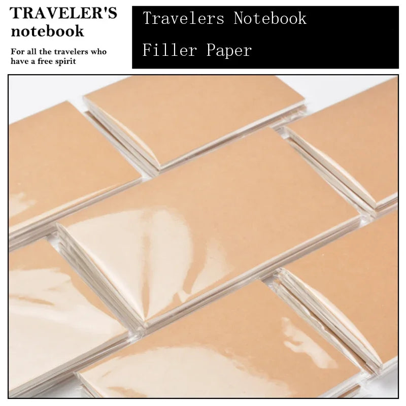 Handmade TN Leather Planner Refill Inserts Replace Inner Core Standard Passport A5 Size Travelers Notebook Journals