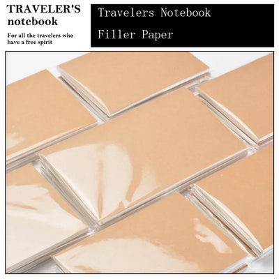 Handmade TN Leather Planner Refill Inserts Replace Inner Core Standard Passport A5 Size Travelers Notebook Journals