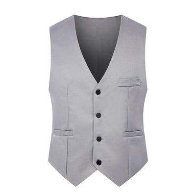 M-5XL Plus Size Men's Slim Fit Mens Suit Vest Casual Suit Vest Man Formal Businss Vests Male Waistcoat Gilet Homme XXXXXL