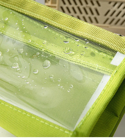 6-layer PVC transparent pencil bag Student Large capacity stationery bag School supplies storage bag Waterproof color pen case