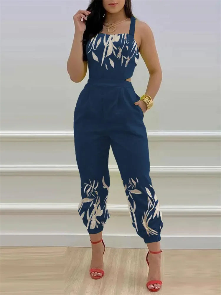 Jumpsuit Women Elegant Long Jumpsuit Strapless Slash Neck Feather Tube Top Sexy Fashion Party Night Evening Jumpsuit 2021 Summer