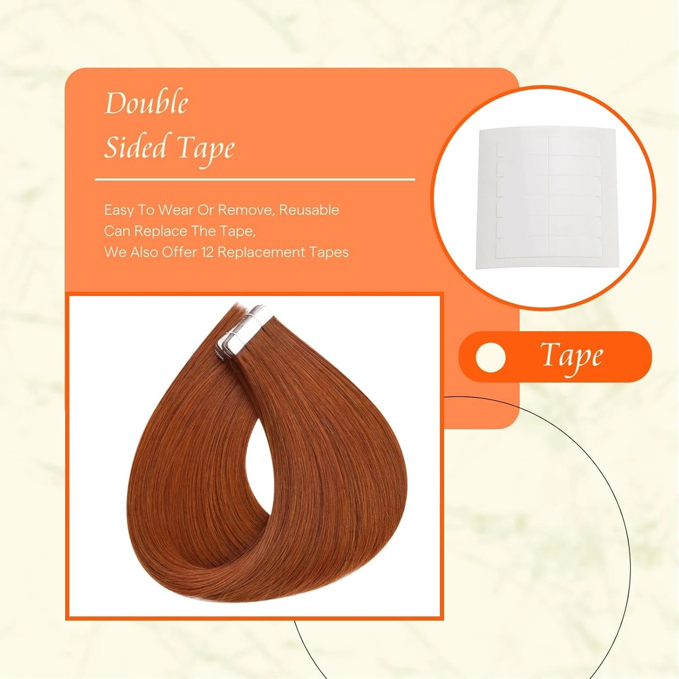 [New Color] Full Shine Tape in Hair Extensions Human Hair Brazilian Remy Straight Hair Extensions 20 Pcs 50G for Women