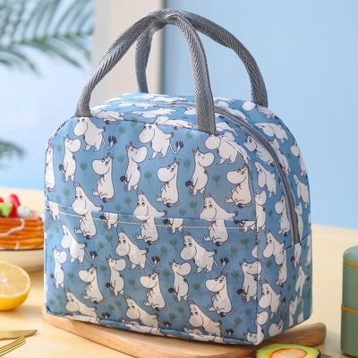 Cartoon Picnic Tote Lunch Bag Portable Insulated Thermal Heat Children'S Bento Bag Kid School Lunch Box Bags Cooler Ice Pack New