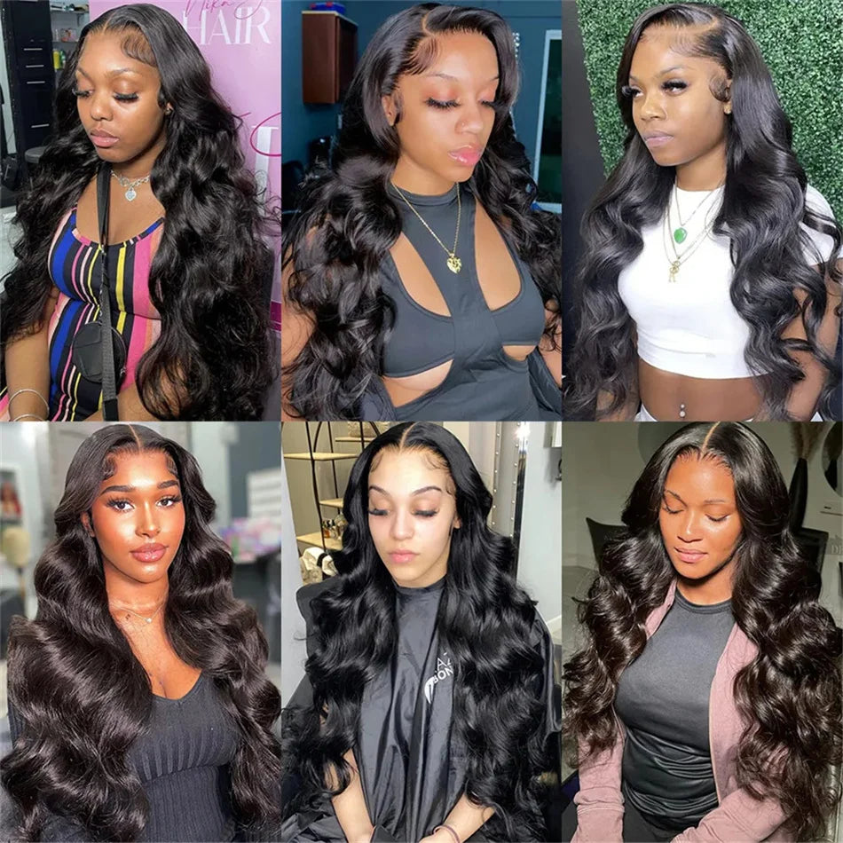 200 Density Body Wave 13x4 Lace Frontal Wig Human Hair 13x6 hd Lace Frontal Wig for Black Women